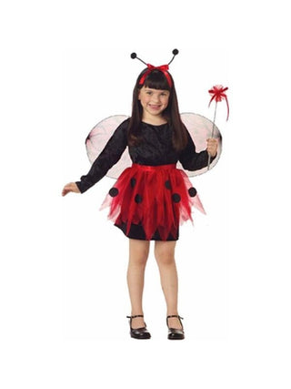 Child's Ladybug Halloween Costume Dress-COSTUMEISH