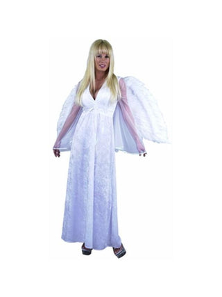 Adult Long Angel Dress Costume-COSTUMEISH