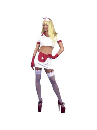 Adult Sexy 2 PC Nurse Feelfine Costume-COSTUMEISH