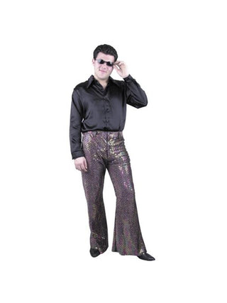 Adult Men's Sequin Disco Pants-COSTUMEISH