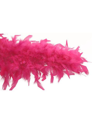 Pink Turkey Feather Boa-COSTUMEISH