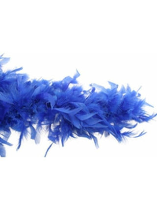 Blue Turkey Feather Boa-COSTUMEISH