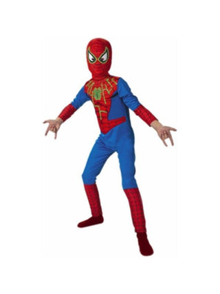 Child's Glow-in-the-Dark Spider-Man Costume-COSTUMEISH