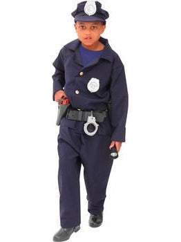 Child Deluxe Policeman Costume-COSTUMEISH