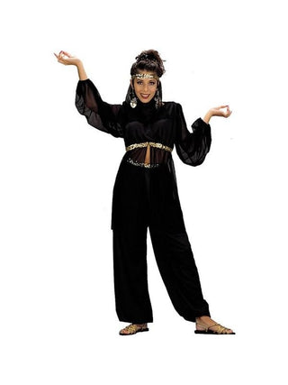 Adult Black Harem Dancer Costume-COSTUMEISH