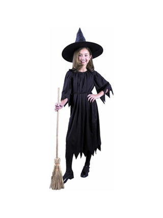 Child's Black Witch Costume-COSTUMEISH
