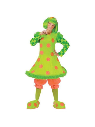 Adult Lolli Clown Costume-COSTUMEISH