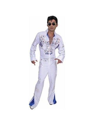 Adult Sequined Elvis Costume-COSTUMEISH