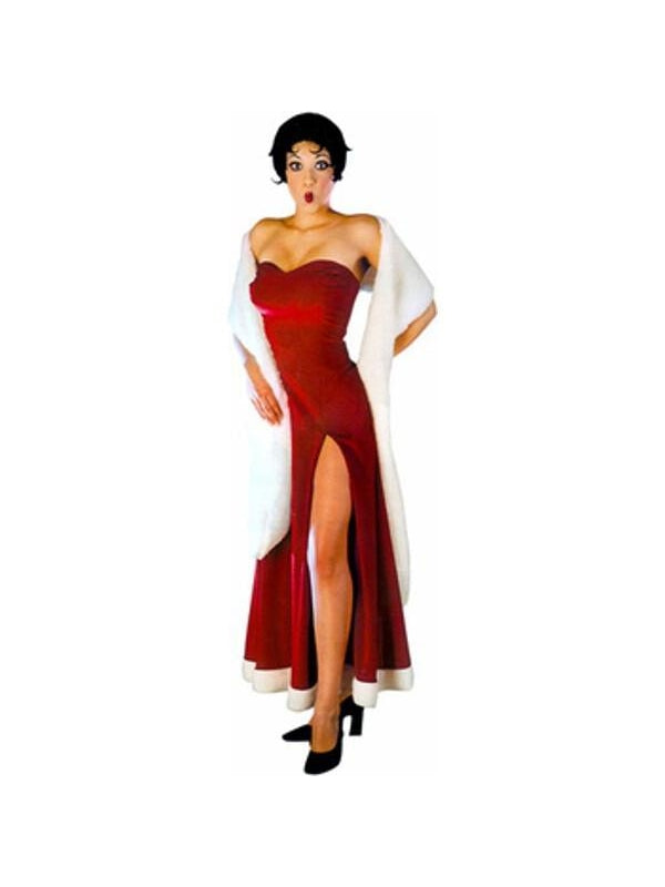 Adult Betty Boop Evening Gown Costume Masquerade Adult Betty Boop Evening Gown Costume Masquerade