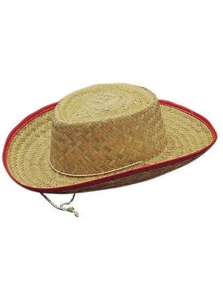Child Straw Cowboy Hat-COSTUMEISH