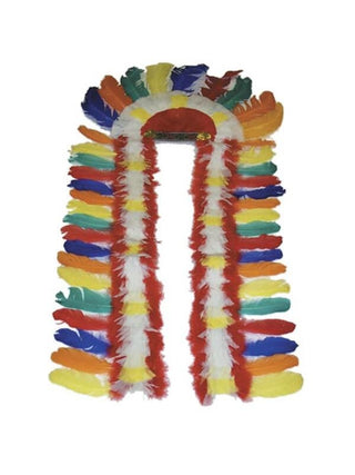 Indian Big Chief Feather Headdress-COSTUMEISH