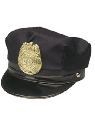 Police Hat With Badge-COSTUMEISH
