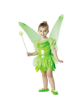 Toddler Green Tinkerbell Fairy Costume-COSTUMEISH