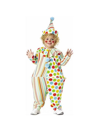 Toddler Hooped Clown Costume-COSTUMEISH