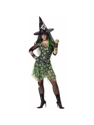 Adult Punk Rocker Witch Costume-COSTUMEISH