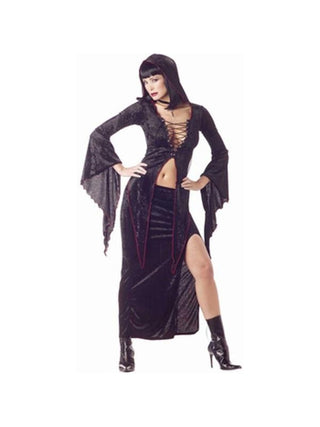 Adult Black Maiden Of Darkness Costume-COSTUMEISH
