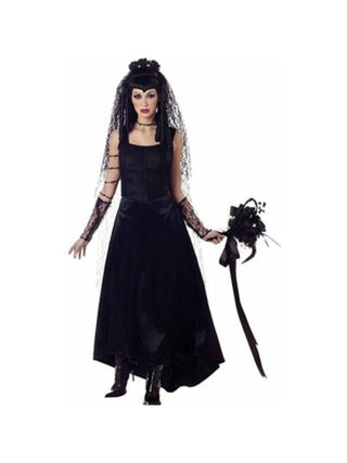 Adult Gothic Bride Costume-COSTUMEISH