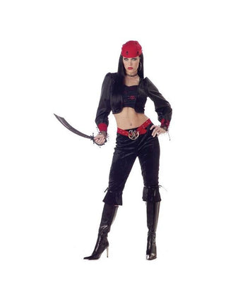 Adult Gothic Pirate Lady Costume-COSTUMEISH