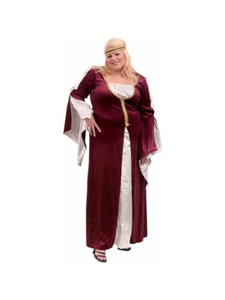 Adult Plus Size Regal Princess Costume-COSTUMEISH