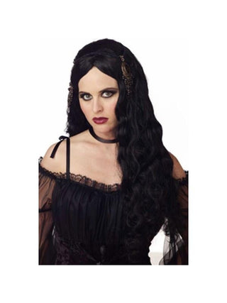 Black Gothic Princess Wig-COSTUMEISH