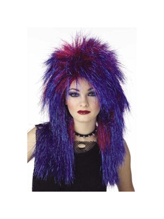 Women's Vibe Blue Shimmer Wig-COSTUMEISH