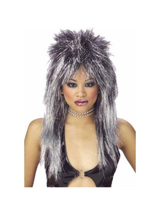 Women's Vibe Silver Shimmer Wig-COSTUMEISH