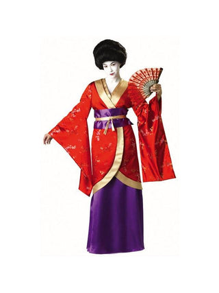Adult Deluxe Geisha Costume-COSTUMEISH