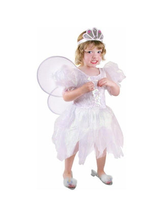 Toddler White Petal Fairy Costume-COSTUMEISH