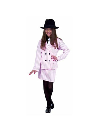 Child's Pink Gangster Moll Costume-COSTUMEISH