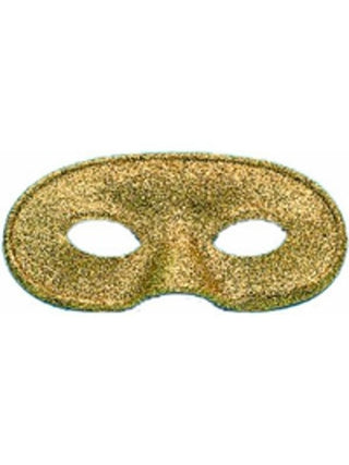 Adult Gold Glitter Eye Mask-COSTUMEISH