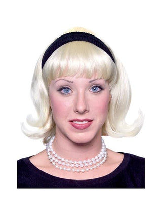 Women's 50s Blond Flip Wig-COSTUMEISH