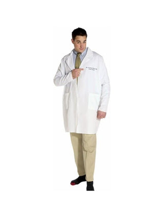 Adult Dr. Seymour Bush Gynecologist Lab Coat Costume-COSTUMEISH