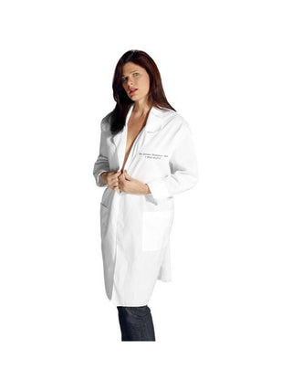 Adult Dr. Juana Hummer Urologist Lab Coat Costume-COSTUMEISH