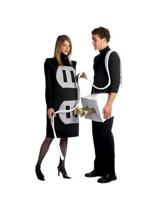 Adult Plug & Socket Couple Costume-COSTUMEISH