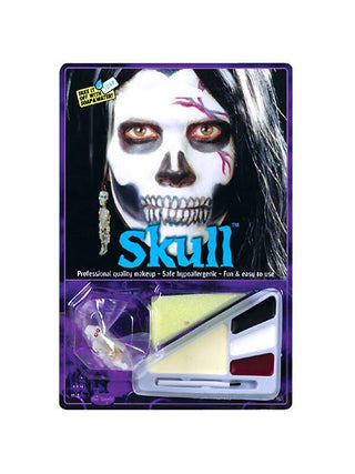 Adult Skull Halloween Makeup Kit-COSTUMEISH