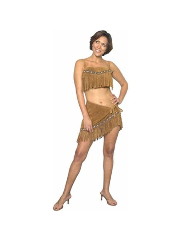 Adult Sexy Suede Leather Sacagawea Indian Costume Masquerade Adult Sexy Suede Leather Sacagawea Indian Costume Masquerade