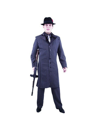 Adult Long Gangster Suit Costume-COSTUMEISH