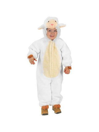 Toddler Loveable Lamb Costume-COSTUMEISH