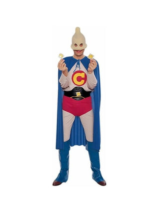 Adult Condom Man Costume-COSTUMEISH