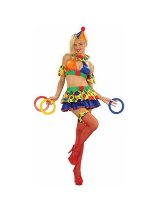 Adult Sexy Clown Costume-COSTUMEISH
