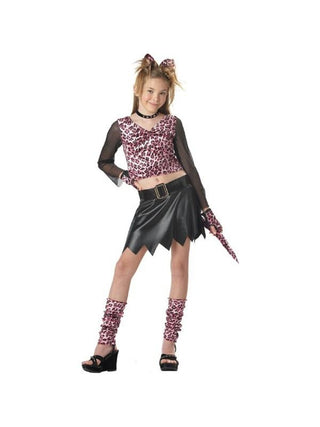 Child's Pink Leopard Dress Costume-COSTUMEISH