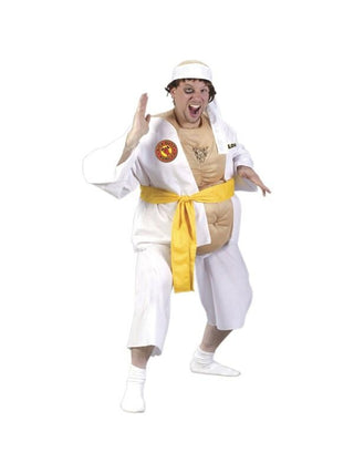 Adult Fat Karate Guy Costume-COSTUMEISH
