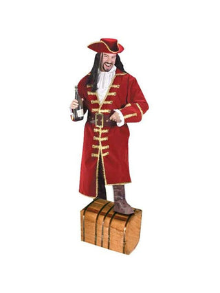 Adult Blackheart Captain Pirate Costume-COSTUMEISH
