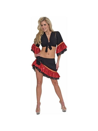 Adult Sexy Latin Dancer Costume-COSTUMEISH