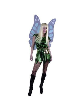 Adult Sexy Lame Pixie Costume-COSTUMEISH