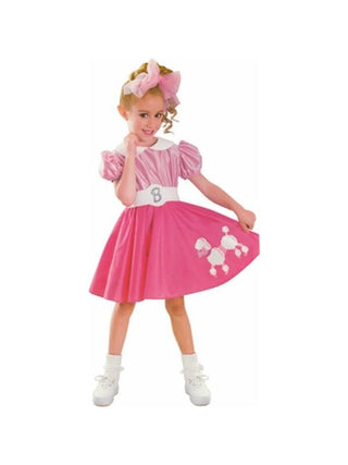 Toddler Bobby Sox Barbie Costume-COSTUMEISH