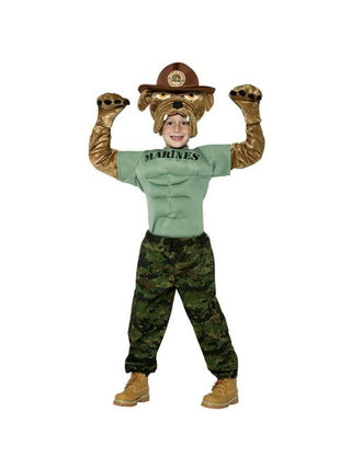 Child Marine Corps Bulldog Costume-COSTUMEISH