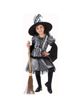 Toddler Gothic Rose Witch Costume-COSTUMEISH