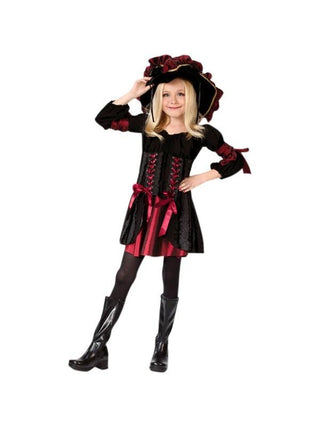 Child' Stitch Pirate Girl Costume-COSTUMEISH