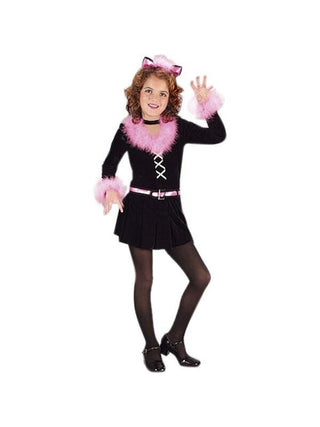 Childs Black Pretty Kitty Costume-COSTUMEISH